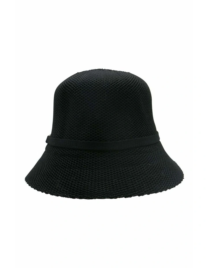 Lavinia Bucket Hat in Black image 6