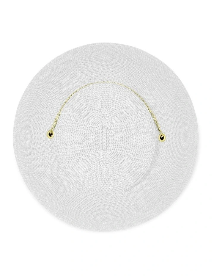 Jolie Droop Hat in White image 4