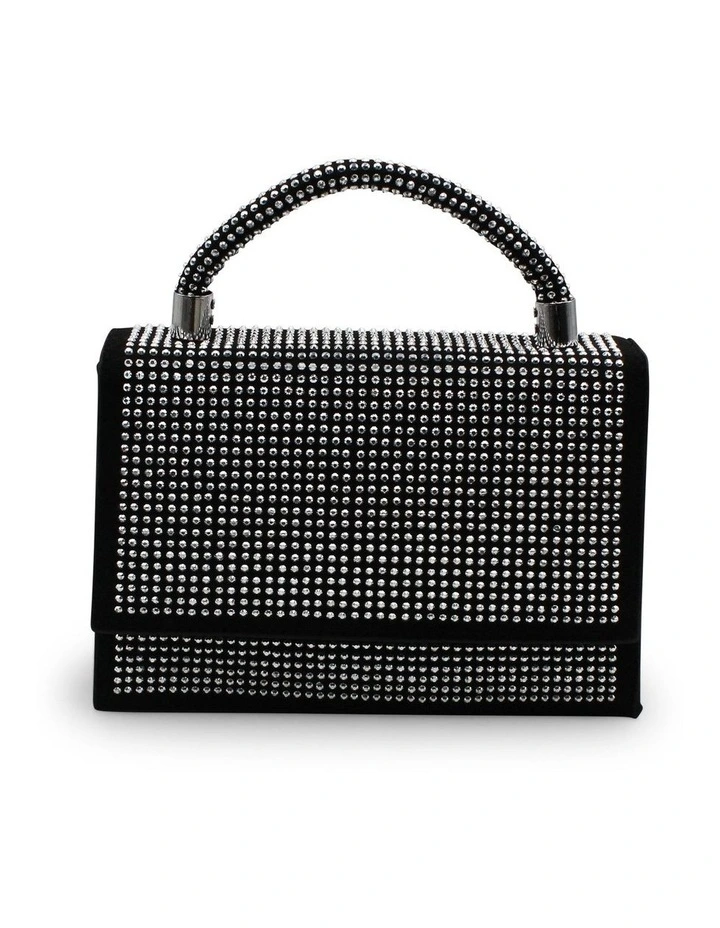 Clarissa Top Handle Bag in Black image 4