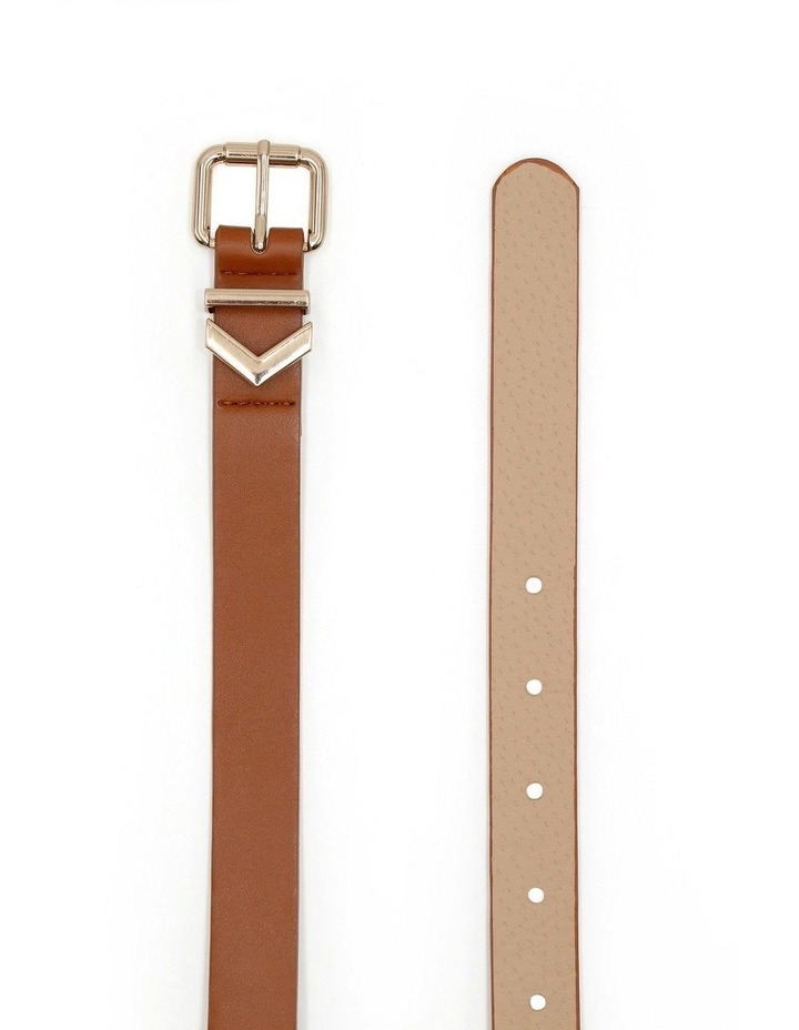 Fleur Belt in Brown