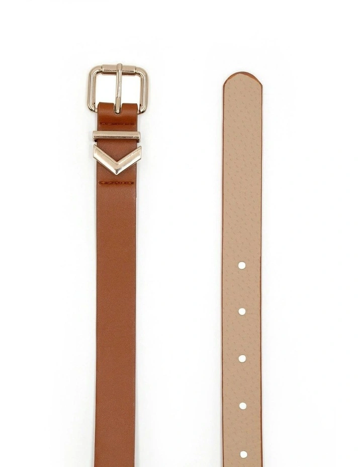 Fleur Belt in Brown image 1