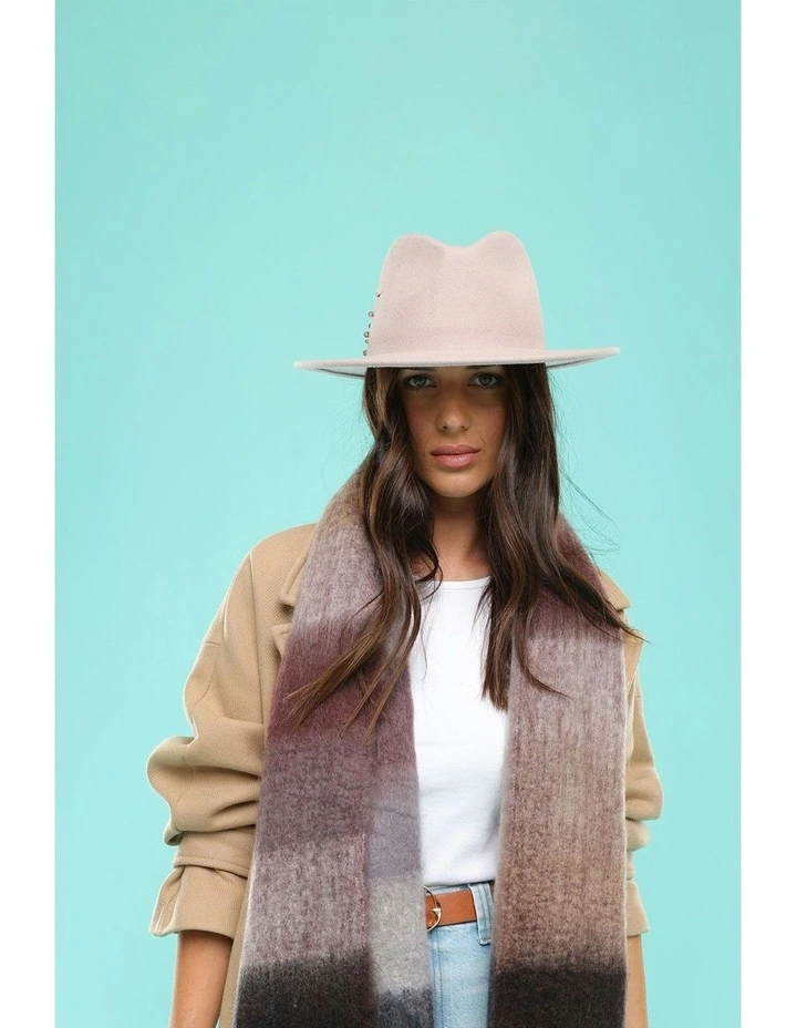 Petra Fedora in Rose Dust Pink image 3