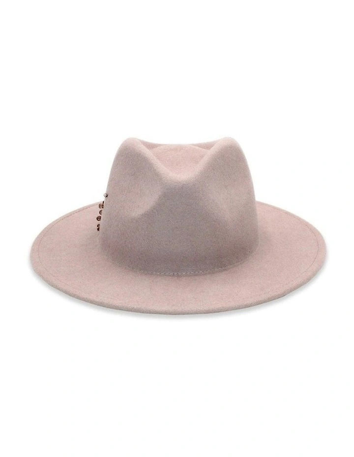 Petra Fedora in Rose Dust Pink image 6