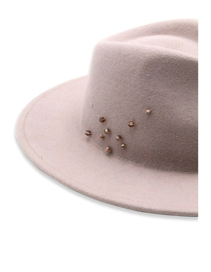 Petra Fedora in Rose Dust Pink image 7