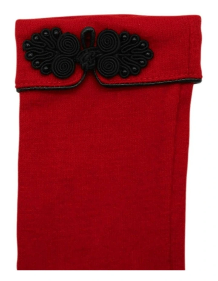 Chloe Gloves in Red image 3