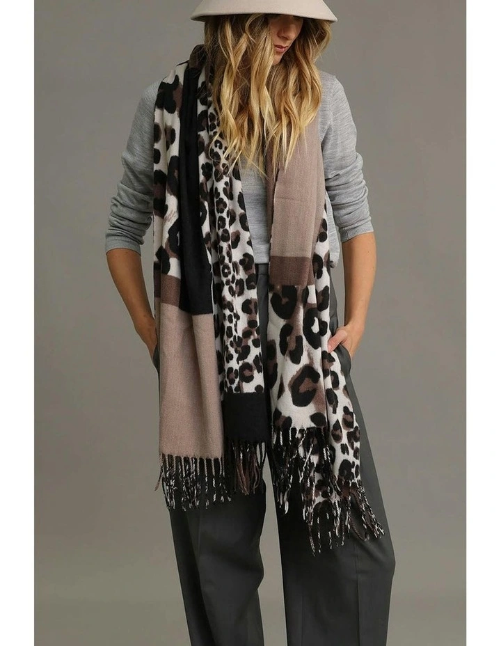 Mariah Scarf in Taupe image 6