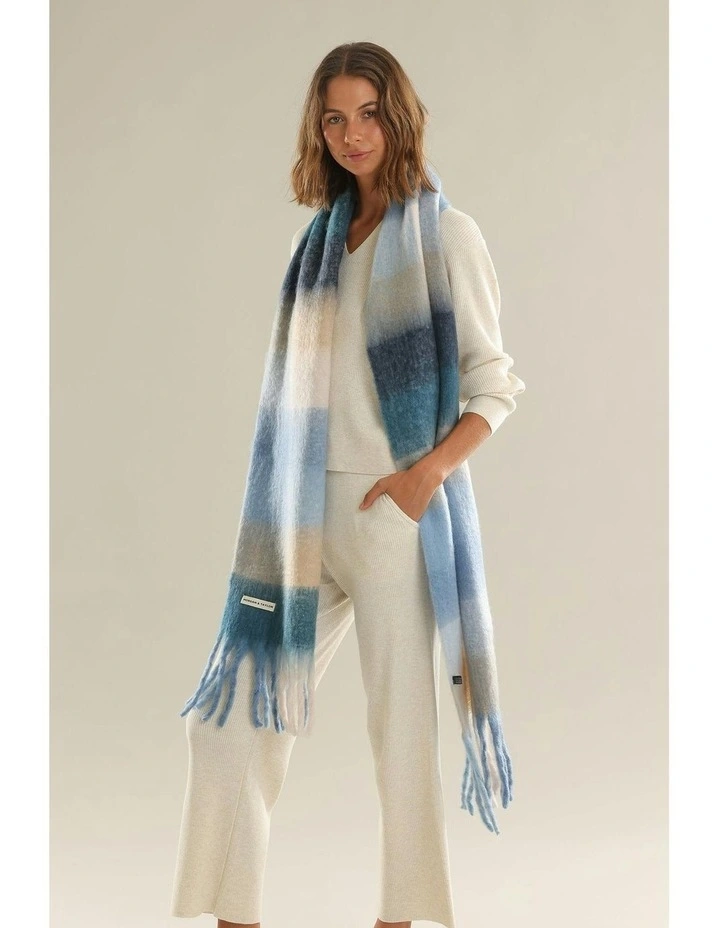 Emma Scarf in Blue image 2