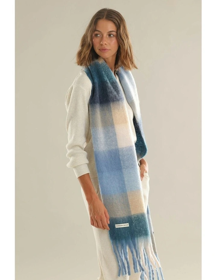 Emma Scarf in Blue image 5