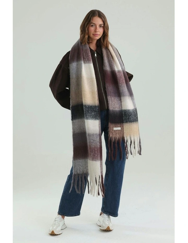 Emma Scarf in Brown image 2