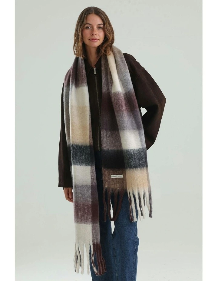 Emma Scarf in Brown image 5