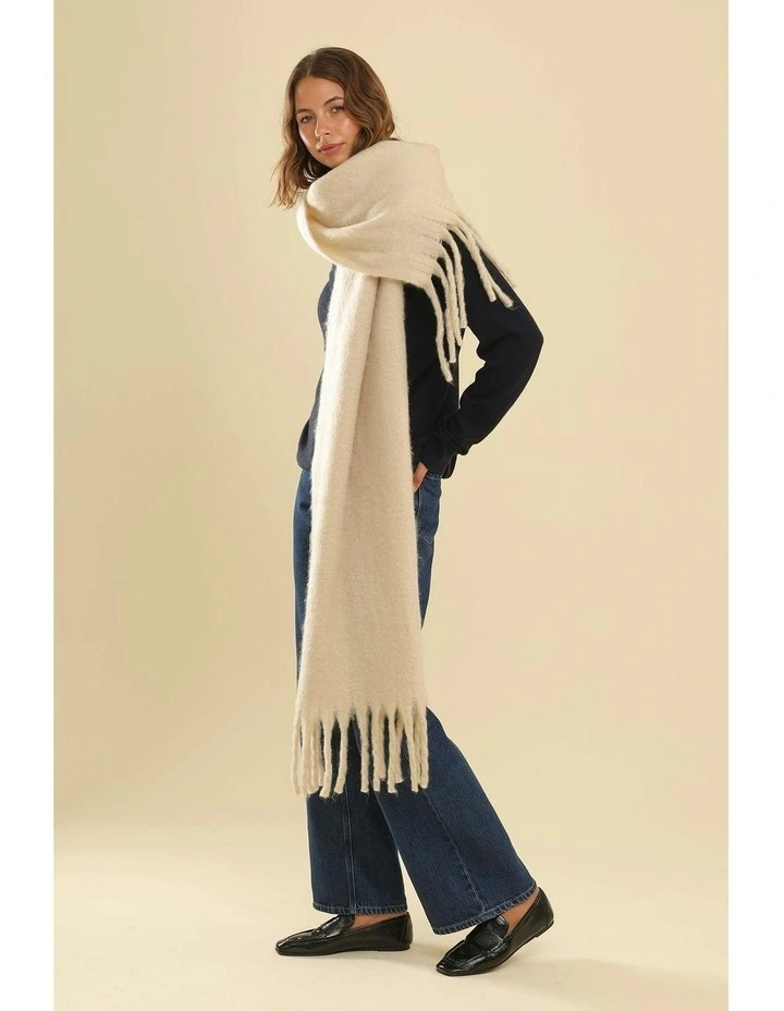 Ella Scarf in Cream image 5