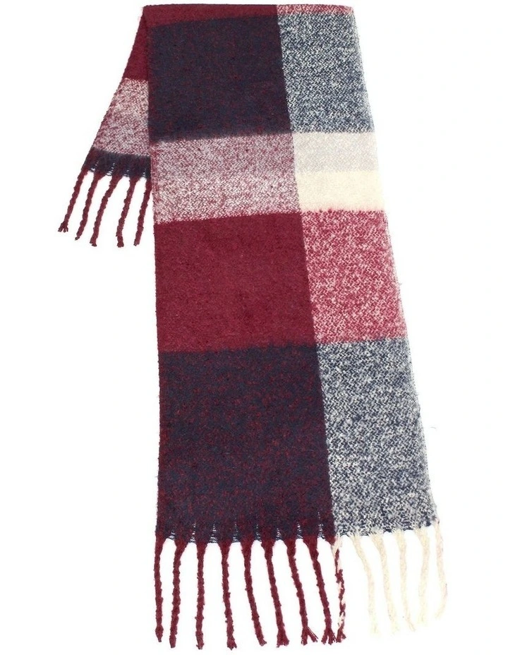Sarah Scarf in Burgundy image 1