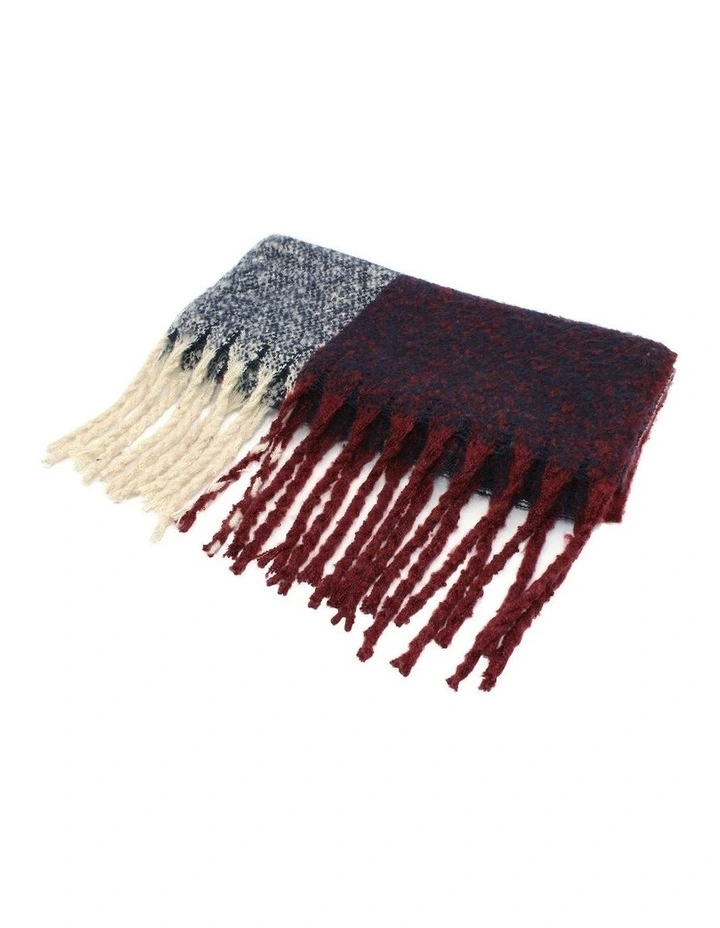 Sarah Scarf in Burgundy image 2