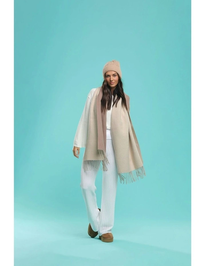 Rachel Scarf in Beige image 4