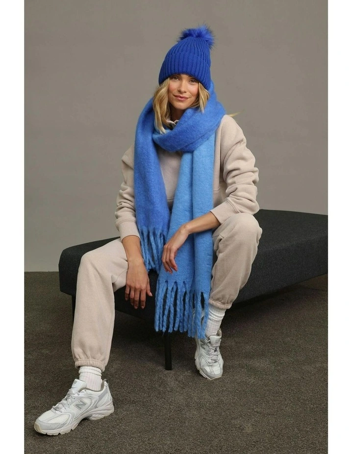 Cosette Scarf in Blue image 2
