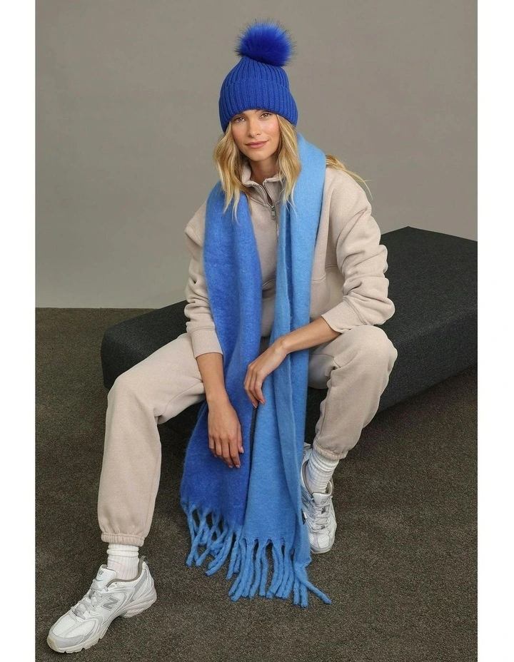 Cosette Scarf in Blue image 5