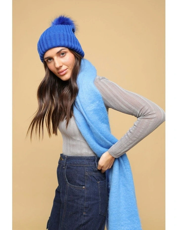 Cosette Scarf in Blue image 5