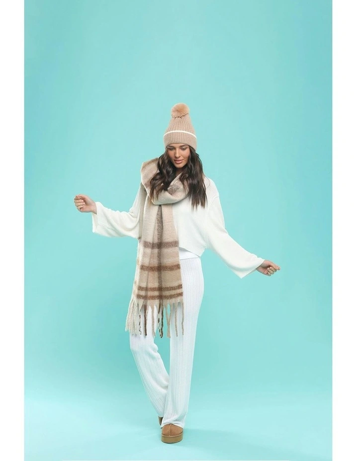 Jessica Scarf in Beige image 2