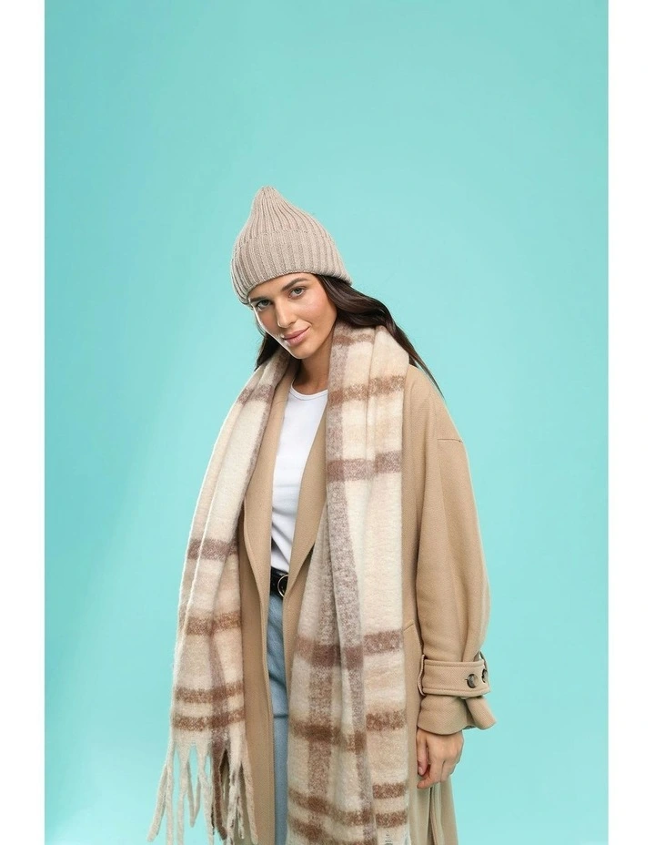 Jessica Scarf in Beige image 4