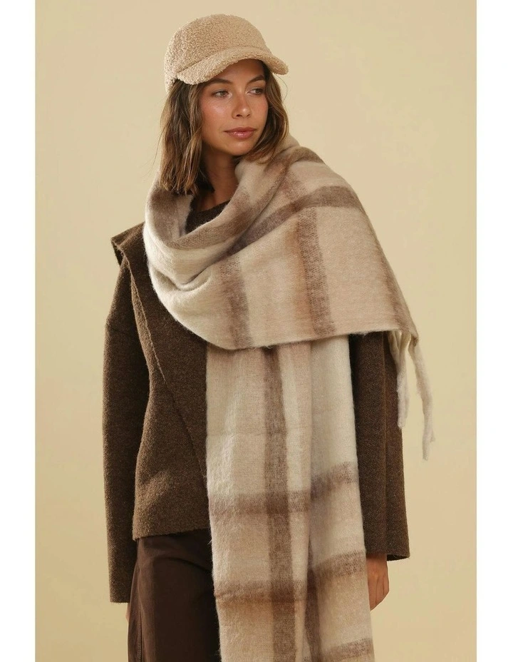 Jessica Scarf in Beige image 5