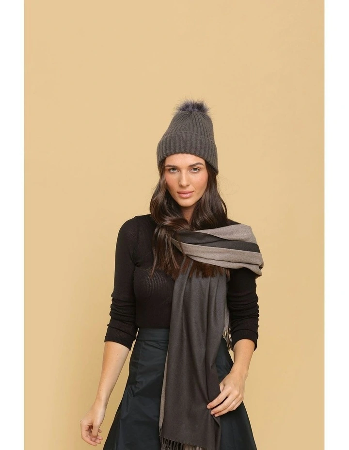 Jodie Scarf in Charcoal image 4