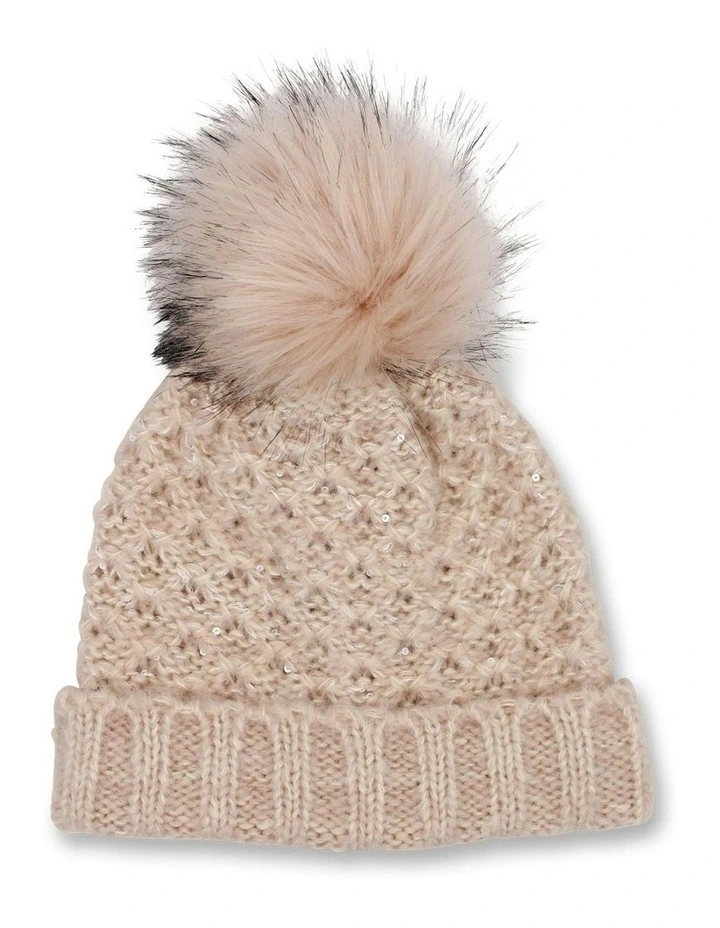 Olive Beanie in Pink image 4