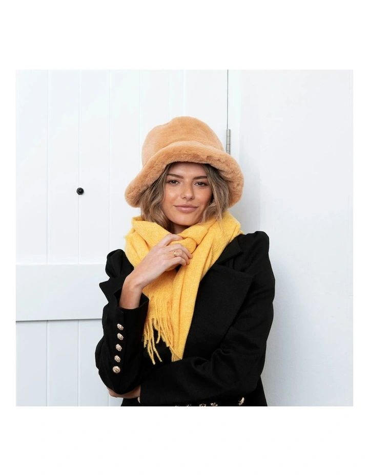 Simona Hat in Camel image 4