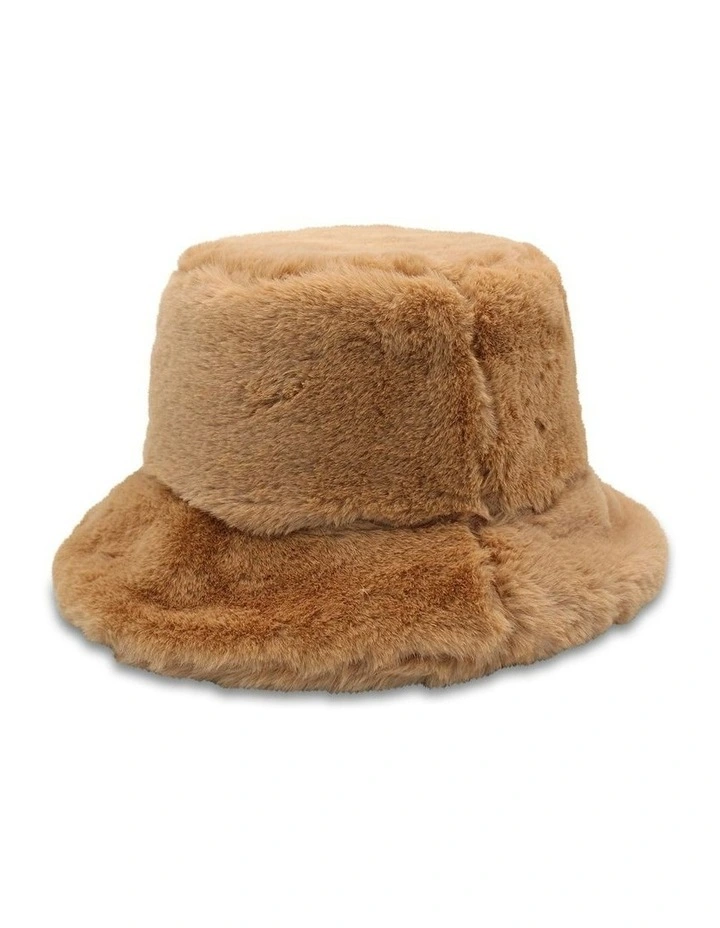 Simona Hat in Camel image 5