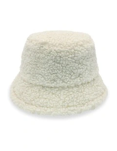 Drew Bucket Hat in Cream