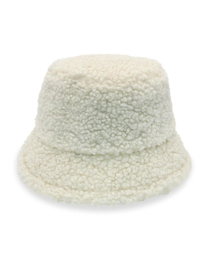 Drew Bucket Hat in Cream image 1