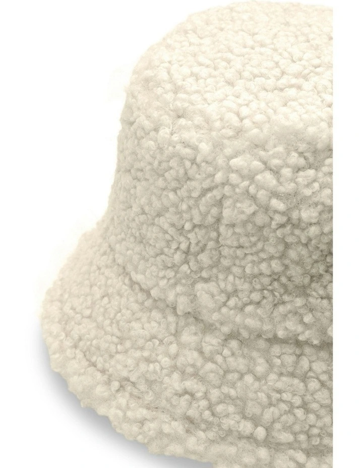 Drew Bucket Hat in Cream image 3