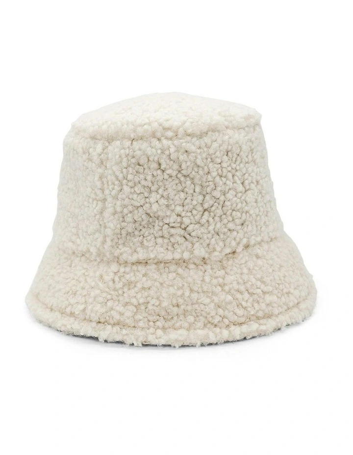 Drew Bucket Hat in Cream image 4