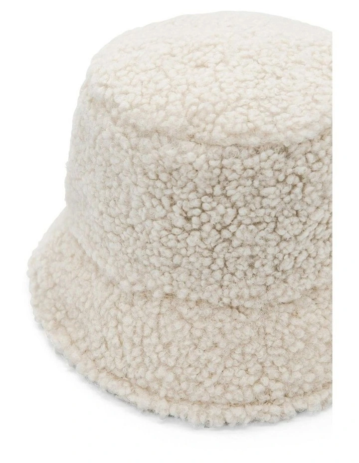 Drew Bucket Hat in Cream image 6