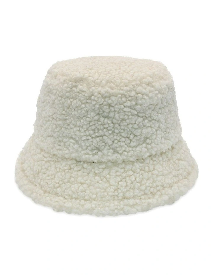 Drew Bucket Hat in Cream image 6