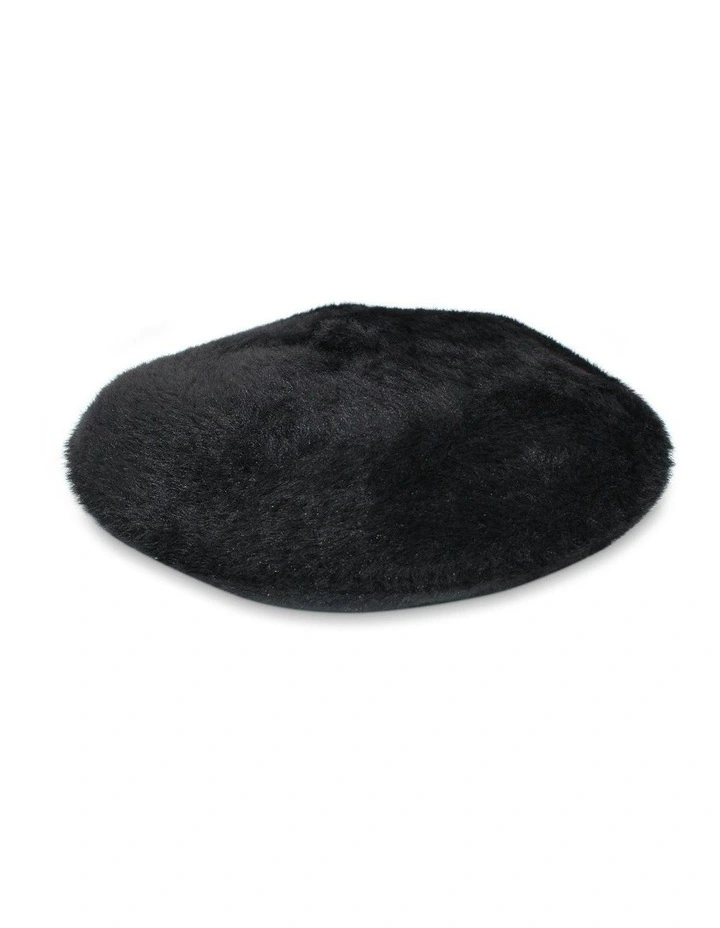 Paris Beret in Black image 2