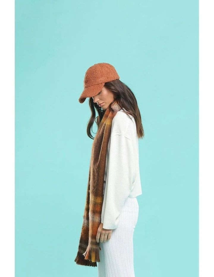 Aimee Cap in Brown image 3