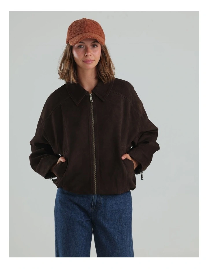 Aimee Cap in Brown image 4