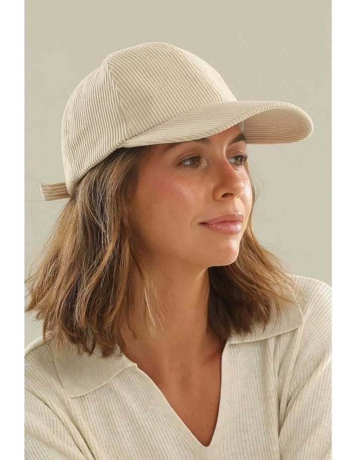 Corey Cap in Cream image 2