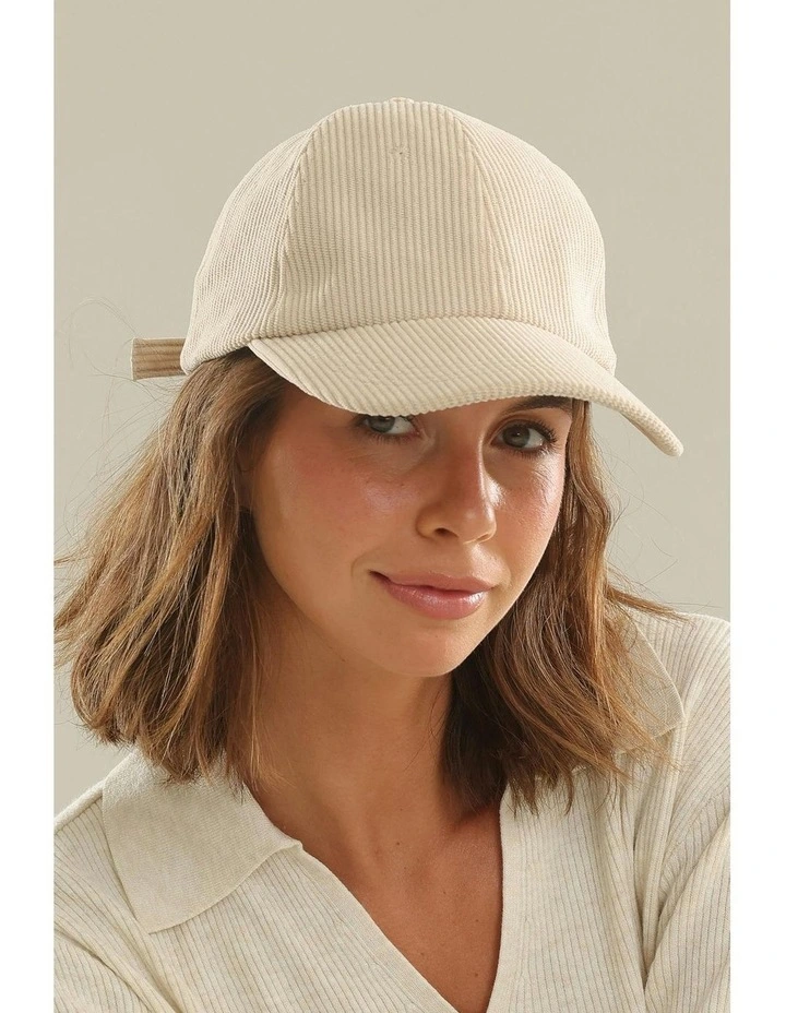 Corey Cap in Cream image 3