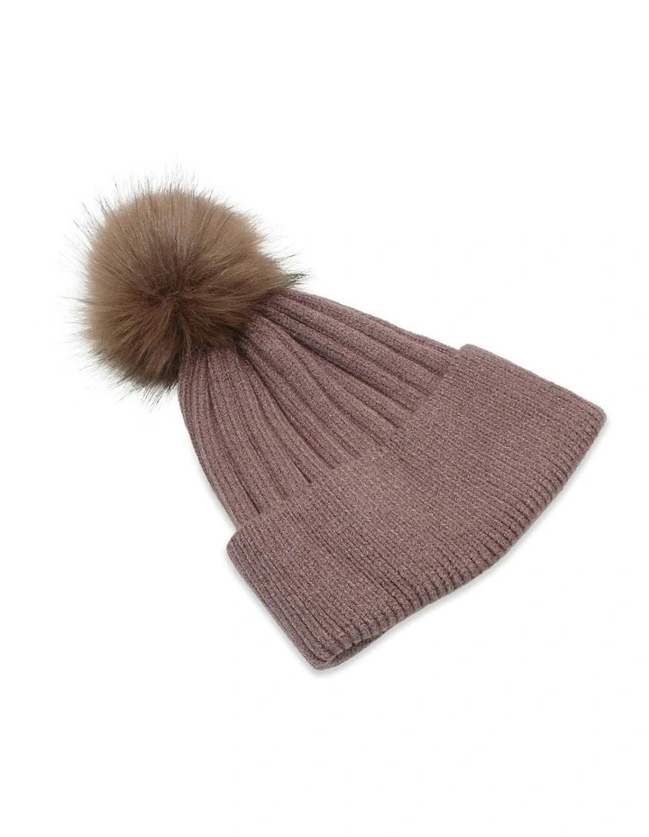 Remi Beanie in Brown image 1