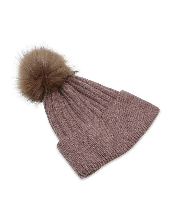 Remi Beanie in Brown image 2