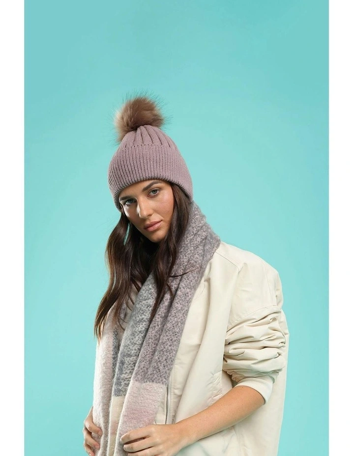 Remi Beanie in Brown image 2