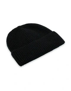James Fisherman Beanie in Black