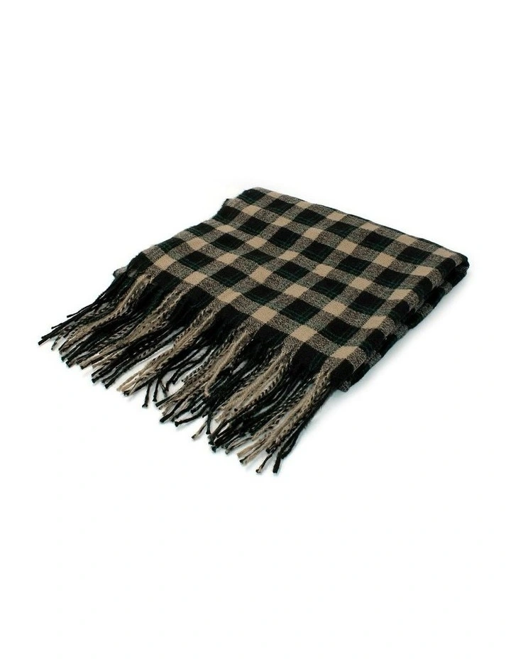 Anthony Scarf in Black Check image 2