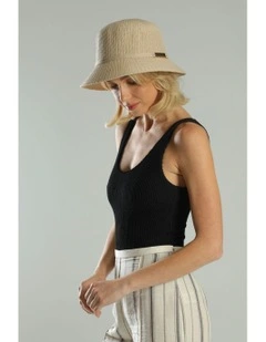 Lavinia Bucket Hat in Beige