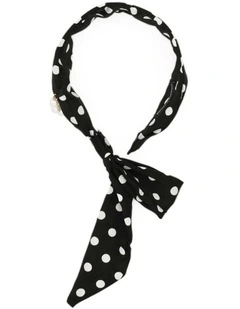 Fiorella Headband in Black/ White
