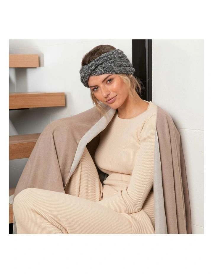 Leonora Poncho in Camel and Beige image 5