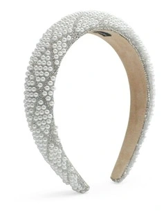 Cara Headband in Pearl