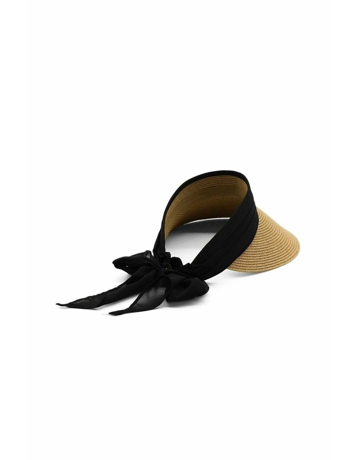 Bridie Visor in Tan & Black image 7