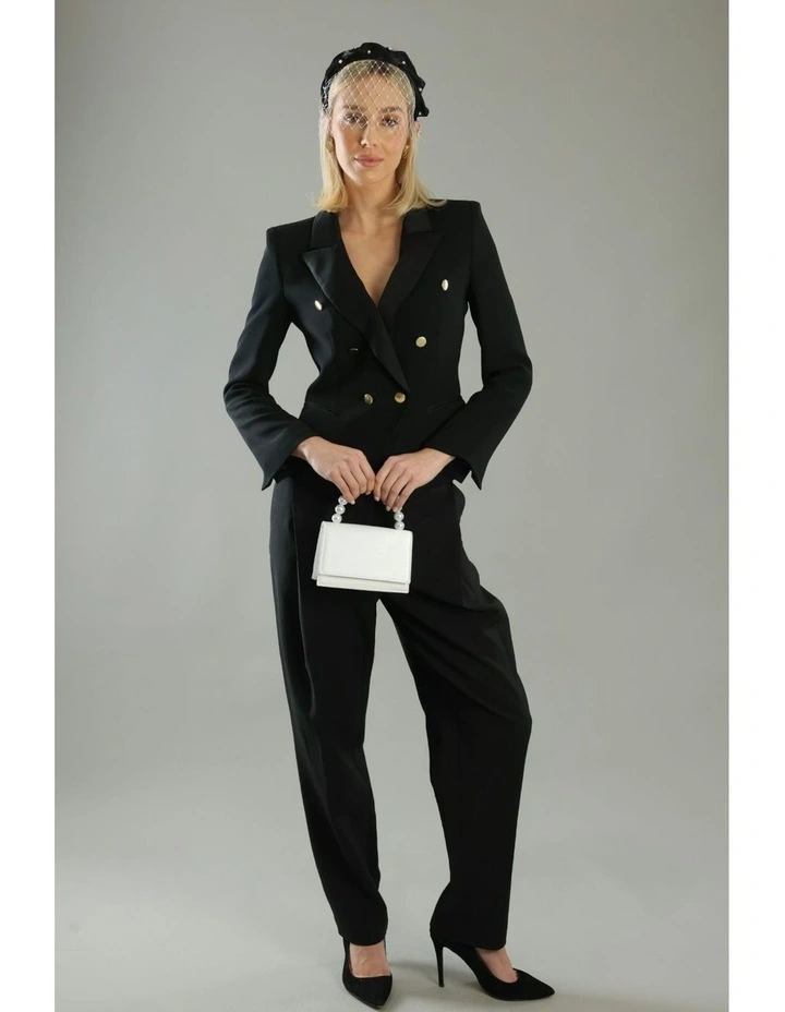 Lucia Veil Headpiece in White image 4